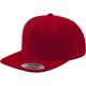 thumbnail image 1 of Yupoong - Gorra plana Clásica Modelo Snapback (Paquete de 2) (Rojo/Rojo), 1 of 1