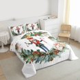 thumbnail image 3 of Manfei Xmas Nutcracker 3 Pieces Queen Comforter Set for Teens Boys Girls,Merry Christmas Ultra Soft Bedding Sets,Happy New Year Bedding Comforter Set,Breathable Home Decor,Reversible, 3 of 8