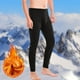 thumbnail image 2 of Pantalones de algodón grueso térmico para hombre: tejido de franela cálido, cintura elástica, tallas L-XXXL, 2 of 7