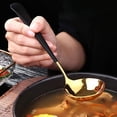 thumbnail image 4 of 2 piezas de cuchara sopera de acero inoxidable dorada grande, cuchara dorada, cuchara sopera dorada, cuchara sopera pequeña, cuchara sopera de metal para cocinar, apta para lavavajillas, fácil de, 4 of 5