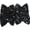 Black, variant on Set of 12 Black Sequin Bows 5 Inches Large Glitter Bows Wholesale Bows, DIY Fabric Hair Bows - No Clips