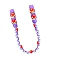 thumbnail image 2 of Spiral Beaded Hair Twisters (Flower & Fruit Design) - 1 Piece - Style 15# - Hair Accessories Girls Set Colorful Torsion Hair, Hair Accessories with Rhinestones Diy Hair Styling Acc Makeup Organizer, 2 of 3