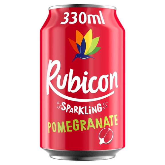 Rubicon Sparkling Pomegranate Juice Drink 330Ml Can, Imported from Britain