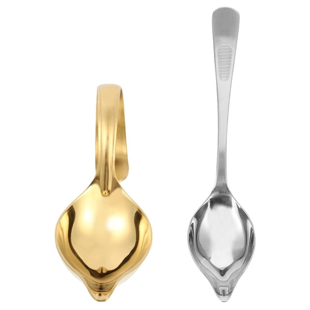 unbranded 2Ud Cucharas De Salsa De Acero Inoxidable Con Mango Para Cocina Accesorios Para Aderezos Y Salsas
