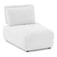 thumbnail image 5 of Furniture of America Tatiana Modern Fabric Modular Curved Armless Indoor Chair with Adjustable Backrest, White, 5 of 22