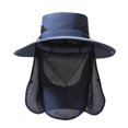 thumbnail image 5 of Skymirror Unisex Sunhat with Detachable Front Cover Face Neck Protection Anti-UV Sunscreen Long Brim Outdoor Fishing Cycling Gardening Camping Cap, 5 of 8