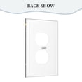 thumbnail image 4 of Panel de interruptores de pared con marco romano de cuero simple para interruptores de luces Packers Switching Panel de interruptores de luz simple, doble o con tirador, 4 of 8
