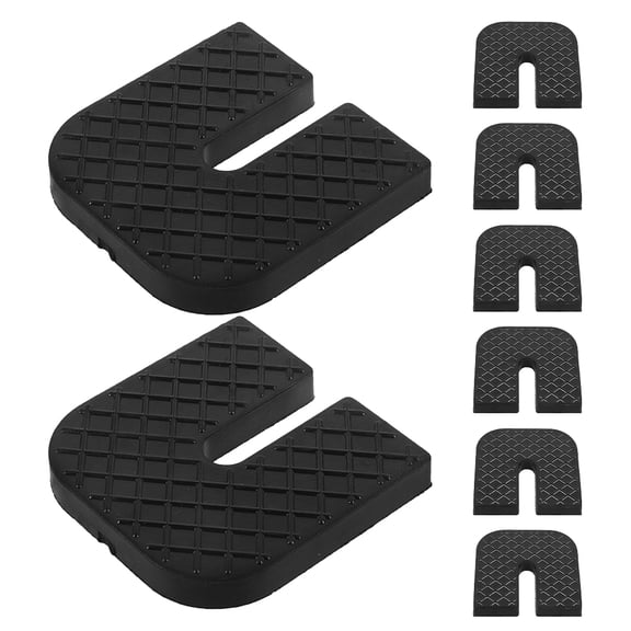 Himselfivity 8 PCS Shock Absorber Rubber Pad Air Conditioning Pads Black
