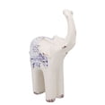 thumbnail image 3 of Elefante de cerámica, decoración segura, redonda, resbaladiza, exquisita escultura de elefante de porcelana para el hogar, oficina, adorno S, 3 of 15