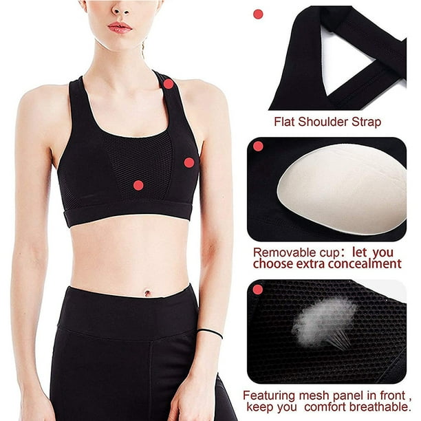 Sport Bras for Women Seamless Mesh See-Through Bra Workout Unlined Yoga  Sports Bra Ultra Thin Top Cropped Tank Vest Top : : Clothing,  Shoes 
