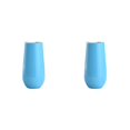 thumbnail image 4 of Advancent Copas de cóctel de doble capa, flauta de champán de varios colores, vasos de OZ irrompibles, vaso de vino de regalo dulce, azul cielo Cielo azul arpox.180ml 2piezas, 4 of 6
