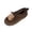 Coffee, variant on Women's Fashion Boots Lace-Up High Top Winter Shoes with Artificial Flower and Plush Cuff, Thick-Soled Warm Snow Boots for Outdoor