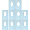 thumbnail image 5 of harmtty 10Pcs Toilet Seat Cover Flushable Biodegradable Potty Training Public Restrooms Paper Toilet Liner Waterproof Travel Size Disposable Toilet Seat Liner for Bathroom,Green, 5 of 8