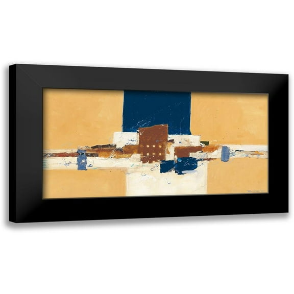 van der Werf, Ron 14x9 Black Modern Framed Museum Art Print Titled - Abstrakt V