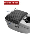 thumbnail image 6 of KBH Center Console Cover for 1999-2003 Ford F150 Accessories with Jump Seat Console, Leather Armrest Box Cover Cushion Pad for Truck Interior, Black, 6 of 8