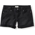 thumbnail image 1 of Aeropostale Womens Colored Boyfriend Casual Denim Shorts, Negro, 5/6, 1 of 2