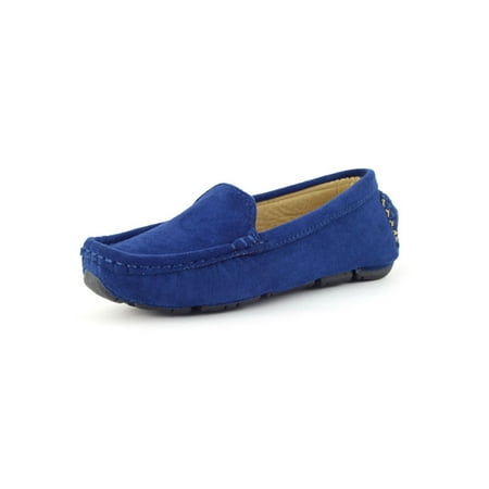 

Lacyhop Girls Uniform Casual Slip On Boat Shoe Unisex Party Fashion Driver Flats Nonslip Low Top Moccasins