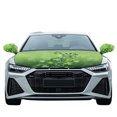 thumbnail image 2 of Yuyamidu 3 PCS Green Leaf Side View Mirror Cover for Car Sedan St. Patrick's Day Exterior Rear View Accessories Stylish Auto Hood Cover Protector Car Bonnet Banner Vehicle Exterior Decoration, 2 of 7