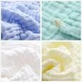 thumbnail image 4 of LNGOOR 5 Pack 12x12" Baby Muslin Washcloths, Natural Muslin Cotton Baby Wipes, Soft Newborn Baby Face Towel and Muslin Washcloth for Sensitive Skin, 4 of 7
