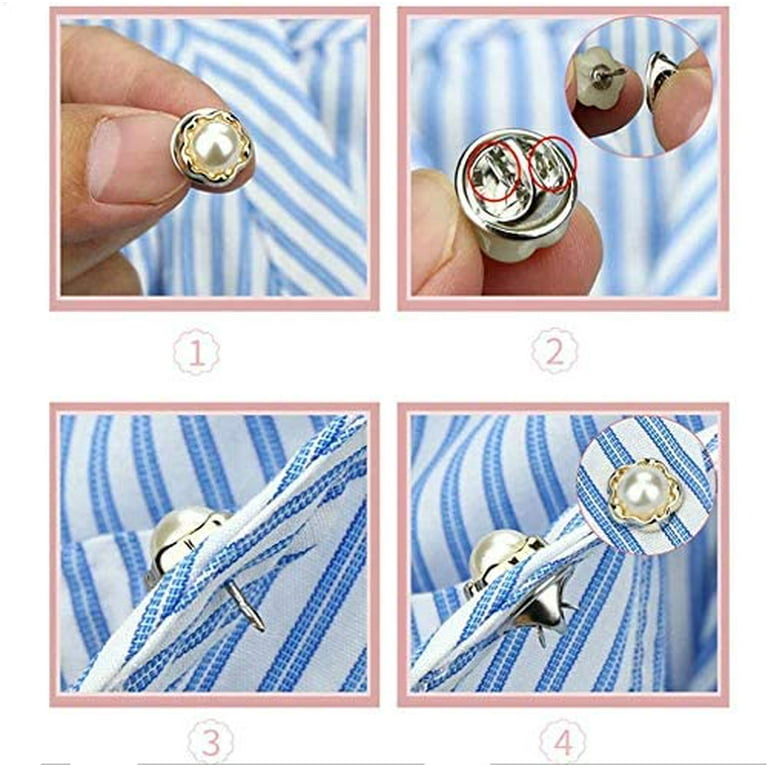 Women Shirt Brooch Pins Mini Cover Up Enamel Safety Lapel - Temu