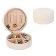 thumbnail image 2 of Bobasndm Travel Jewelry Organizer Box,Small Travel Jewelry Storage Case with Mirror, Mini PU Leather Jewelry Holder Boxes for Earrings, Rings, Necklaces, Gift for Women, Girls, 2 of 9