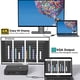 thumbnail image 1 of Adaptador USB C a HDMI VGA, USB Tipo C a VGA Adaptador HDMI Thunderbolt 3 Adaptador VGA para MacBook Pro/iPad Pro /Air 2020 2019 2018, Dell XPS 13/15, Surface Pro, Galaxy S8/S9, Huawei P20, 1 of 2