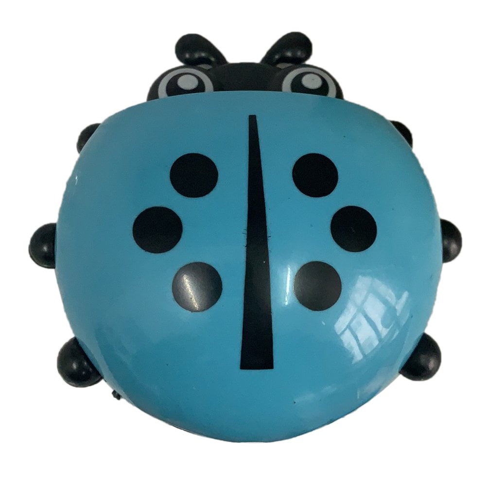 Mirror Suction Cups included Whatever Caddy for Bath 5.5" LADYBUG Toothbrush 
