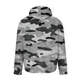 thumbnail image 5 of TFEOQRY Men's Hooded Sweatshirts Loose Camouflage Drawstring Printed Pullover Long Sleeve Hooded Tops Sweatshirt Multicolor, 5 of 5
