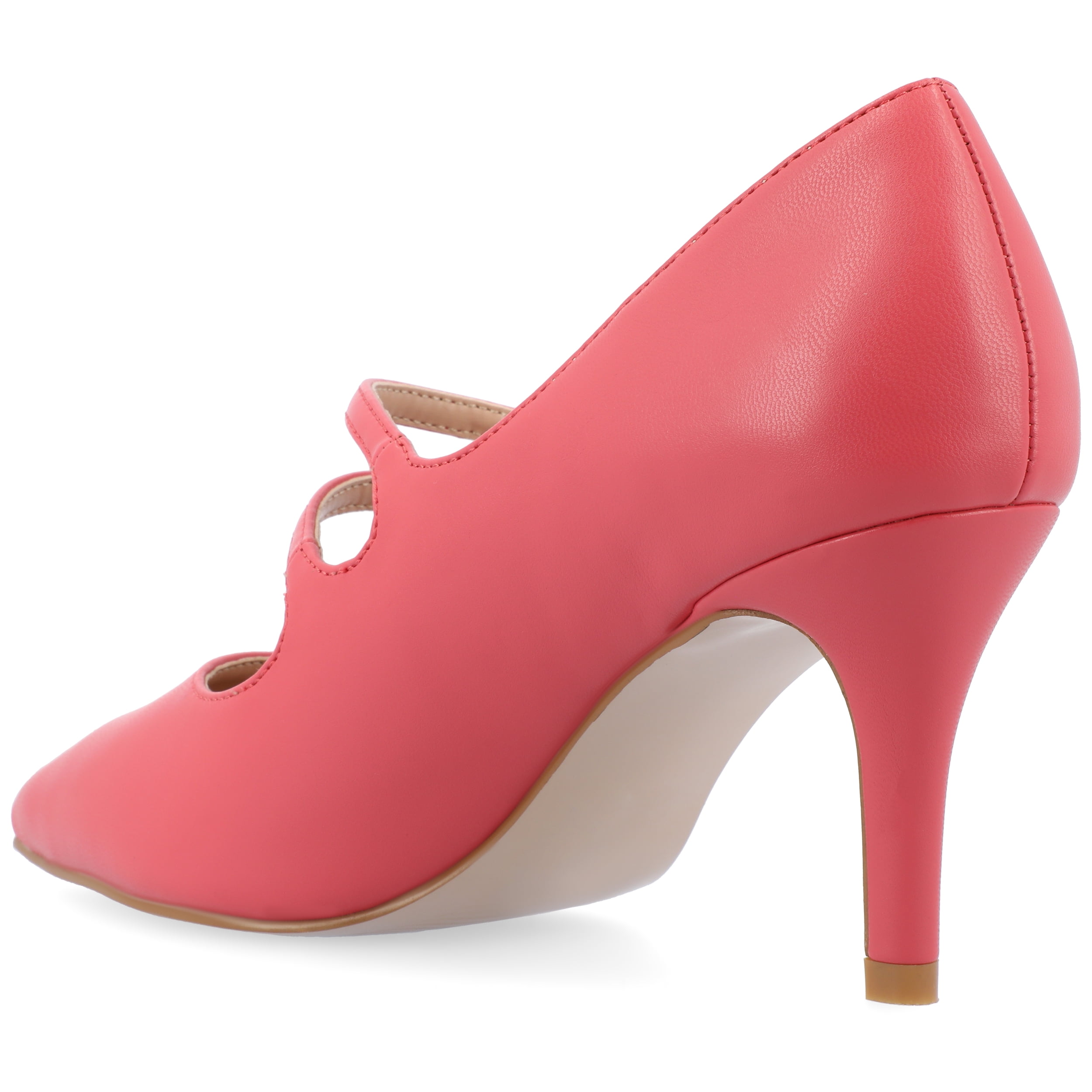 Journee Womens Sidney Narrow Width Pointed Toe Mid Heel Pumps