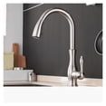thumbnail image 1 of Gold Kitchen Faucets Silver Single Handle Pull Out Kitchen Tap Single Hole Handle Swivel Degree Water Mixer Tap Mixer Tap ,Effortless Installation, 1 of 7