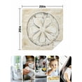 thumbnail image 5 of nqOlkjepod Sand Dollar Coastal Cloth Napkins Set of 6 Reusable Dinner Napkins, Summer Beach Beige Sea Cocktail Napkin Washable Table Napkins for Wedding/Holiday Party/Baby Shower 20"x20", 5 of 8