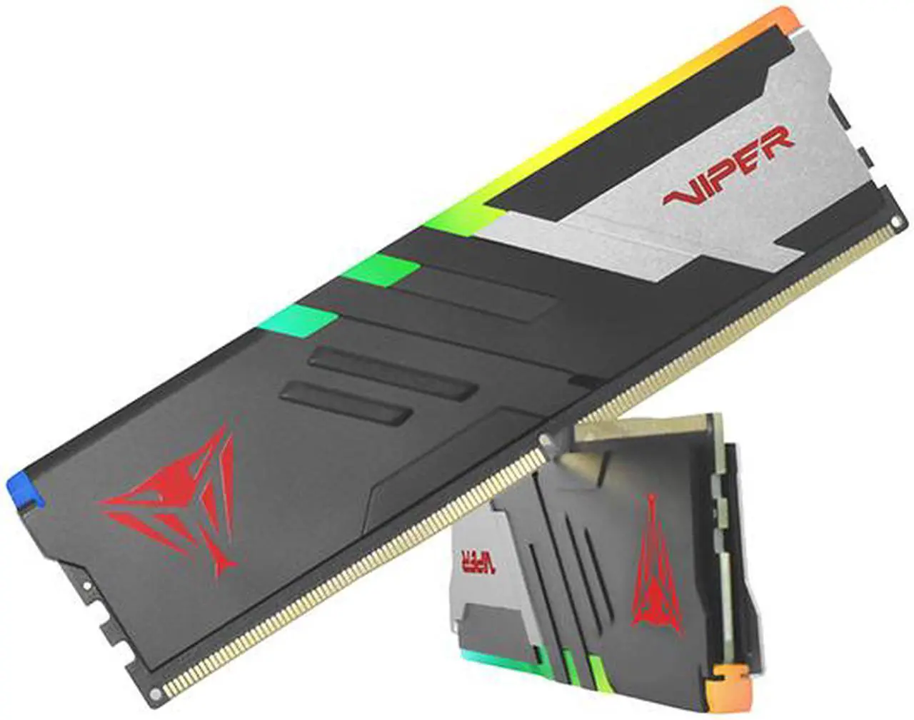 Patriot Viper Venom RGB 32GB (2 x 16GB) 288-Pin PC RAM DDR5 6400 (PC5 51200) Desktop Memory Model PVV532G640C32K Compatible with AMD / Intel Gen14 Only