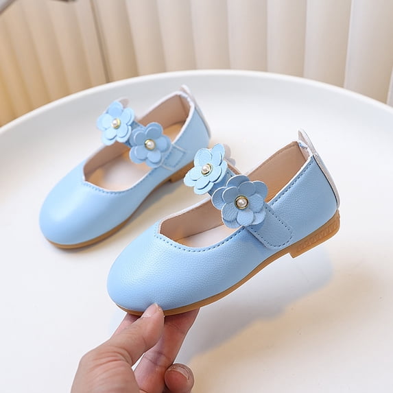 Infant Baby Girls Mary Jane Flats Bow Non-Slip Soft Sole Princess Toddler First Walkers Sneaker Wedding Dress Shoes