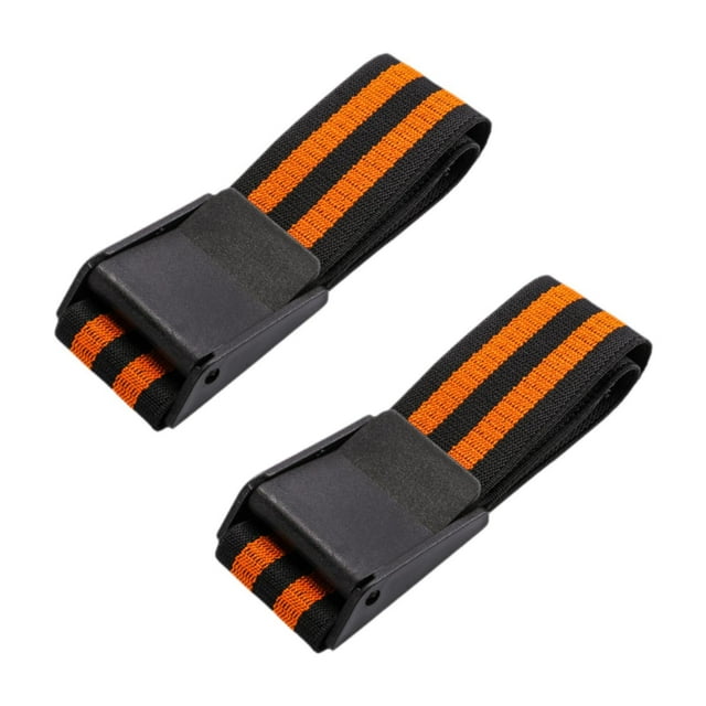 Bandas de brazo de entrenamiento muscular de 2 piezas bandas de resistencia al fitness para ejercicios de ejercicio Naranja