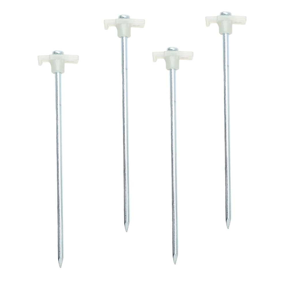 4lots Universals Ice Fishing Anchors Tool Multifunctional Beach Tent Pegs for Camping and Outdoor Adventures