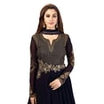 thumbnail image 6 of Trendmalls Women's Georgette Embroidery Work Ready To Wear Anarkali Suit Set, 6 of 8