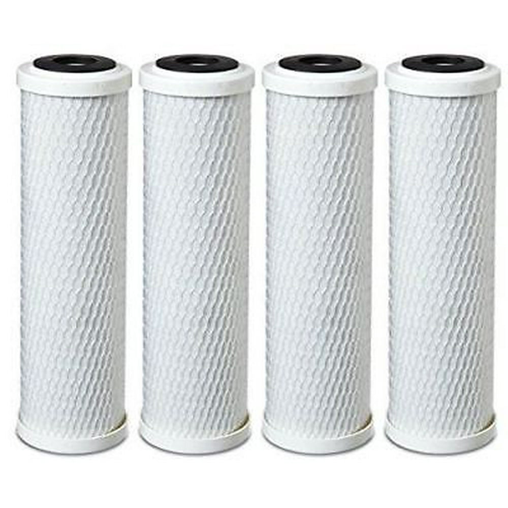 4Pack Universal 10 Inch Carbon Block Filter Cartridge for Whole House