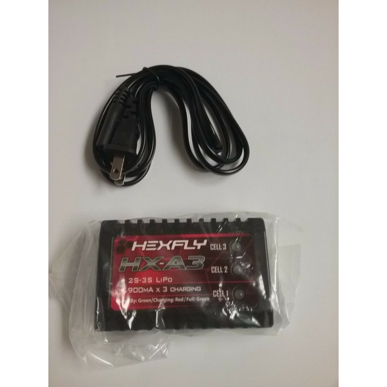 Redcat Racing HX-403 Hexfly LiPo Battery Charger - Up To 3A, For 2S-4S LiPo/LiFe, Balancer Included