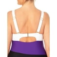 thumbnail image 4 of Terra & Sky Women's Plus Color Block One-Piece Swimsuit, 4 of 5