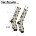 thumbnail image 5 of Balery Golden Glitter Butterflies Fun Novelty Socks Men'S Women'S Crew Socks Funny Crazy Novelty Socks Quirky And Cool Socks, 5 of 9