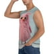 thumbnail image 3 of Balery Adorable Pink Fluffy Birds Camisetas sin mangas para hombre, absorbe la humedad y protege contra el mal olor.-X-Large, 3 of 7