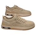 thumbnail image 2 of AUDeals Men's Orthopedic Sneakers, Cushioned Walking Shoes with Arch Support for Plantar Fasciitis and Flat Feet (Khaki, 8), 2 of 3