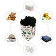 thumbnail image 7 of Yayeee Freestanding Laundry Hamper with Handle Collapsible Large Storage Basket for Clothes, White Christmas Holly, 7 of 7