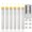 White, variant on YEAHOME 6 Pack Flameless LED Taper Candles, 6.6 in Ivory Battery Operated Candlesticks with Remote, Timer & Dimmer, Flickering Flame