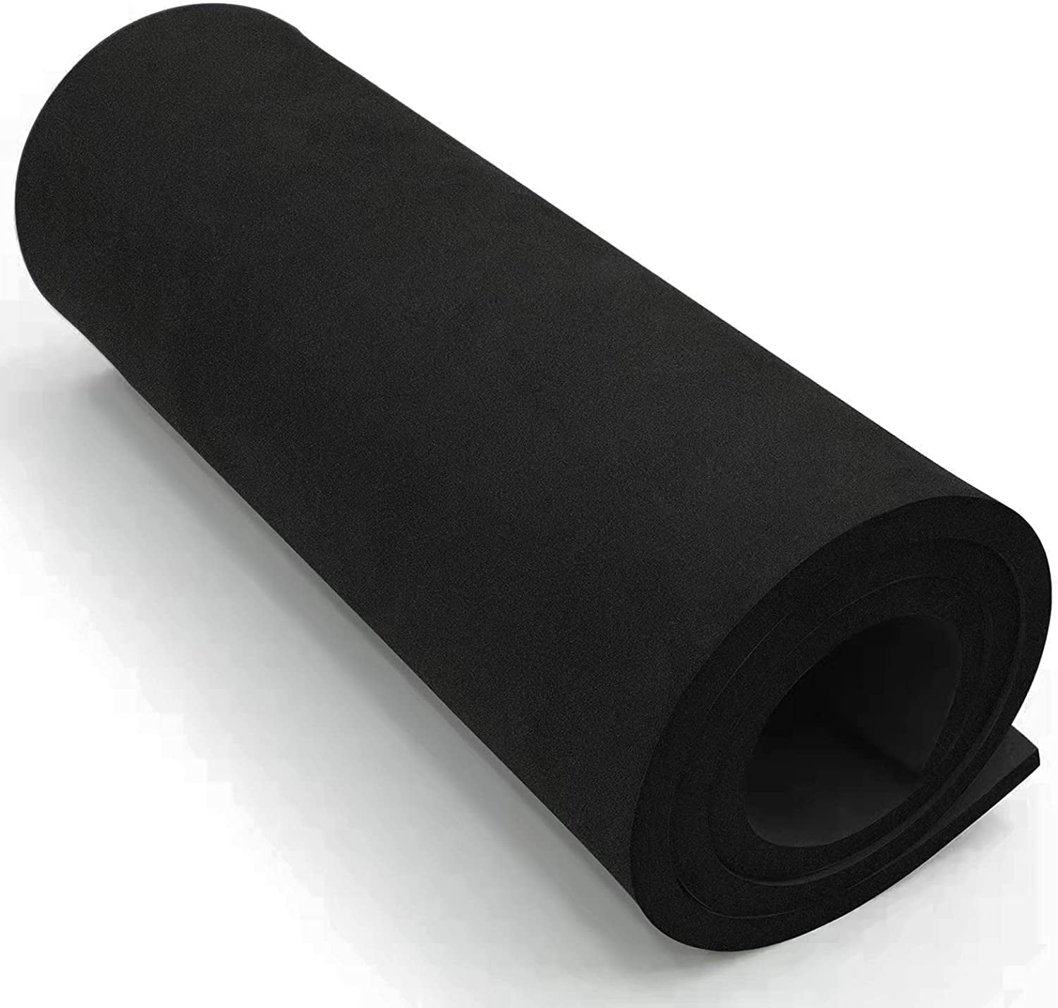 MEARCOOH Black eva Foam roll,Premium Cosplay EVA Foam Sheet,10mm Thick