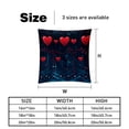 thumbnail image 5 of Electrocardiogram Elegant Velvet Bed Pillow Covers Set - Decorative Pillows with Unique Patterns, Chair Pillow Covers - 16x16, 18x18, 20x20 inches for Any Occasion - Set of 2 Items, 5 of 6