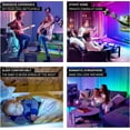 thumbnail image 5 of 10M Bluetooth LED Strip 5050 RGB LED Strip Bedroom Multicolor Flexible Light Strip, Controlled by Smartphone APP, Synchronize with Music Rhythm/Timer Function, 5 of 5