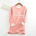 thumbnail image 2 of Meichang Yes I'm Still Freezing Sweatshirts for Women Sherpa Lined Fleece Pullover Thermal Crewneck Winter Undershirts Fleece Lined Sweatshirt Loungewear, 2 of 4