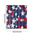 thumbnail image 3 of Independence Day Shower Curtain 70.9x35.4 Inch Waterproof Cloth With 12 Hooks For Bathroom, 3 of 6
