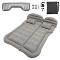 thumbnail image 1 of Unique Bargains 1 Set Universal Inflatable Thickened Car Air Mattress Camping Bed Cushion Pillow Flocking Gray, 1 of 9
